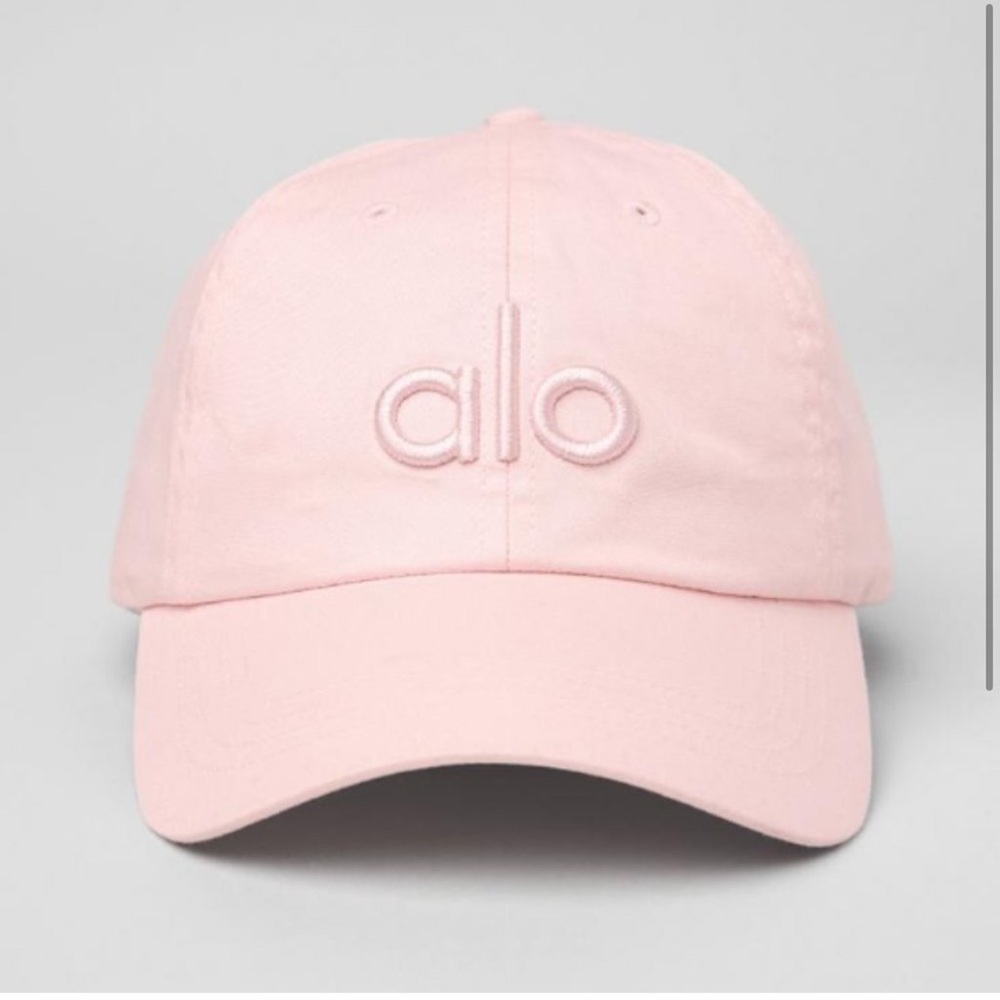 NWT Alo yoga pink off-duty hat